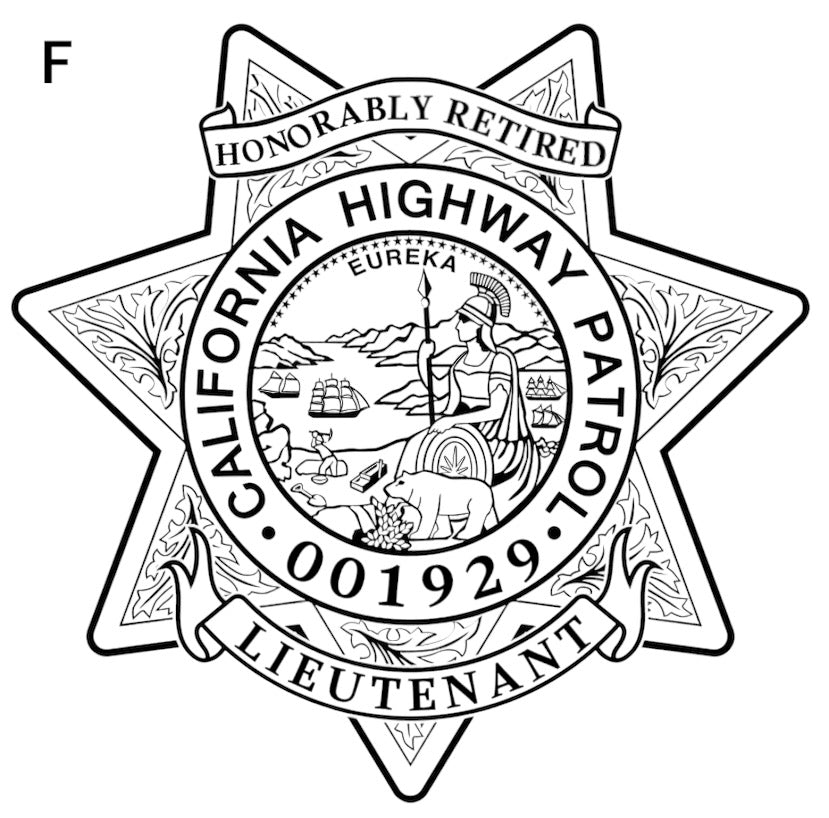 Rescue Knife with Badge, ID & Name.