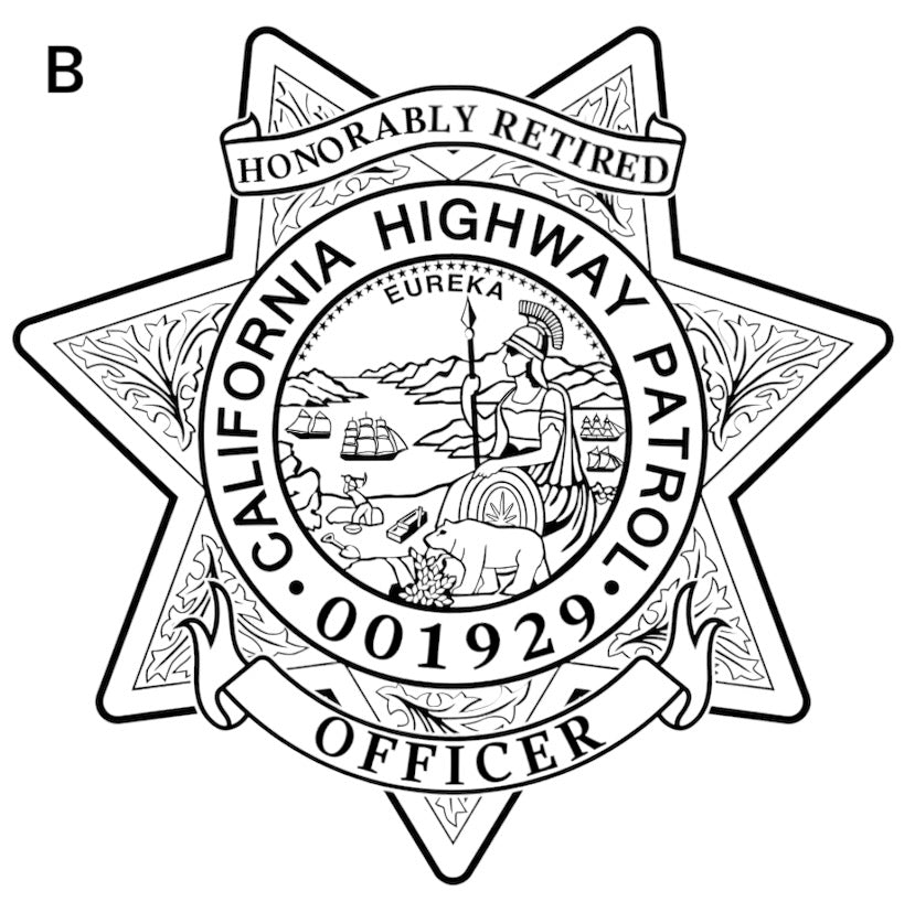 Rescue Knife with Badge, ID & Name.