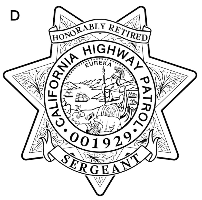 Rescue Knife with Badge, ID & Name.