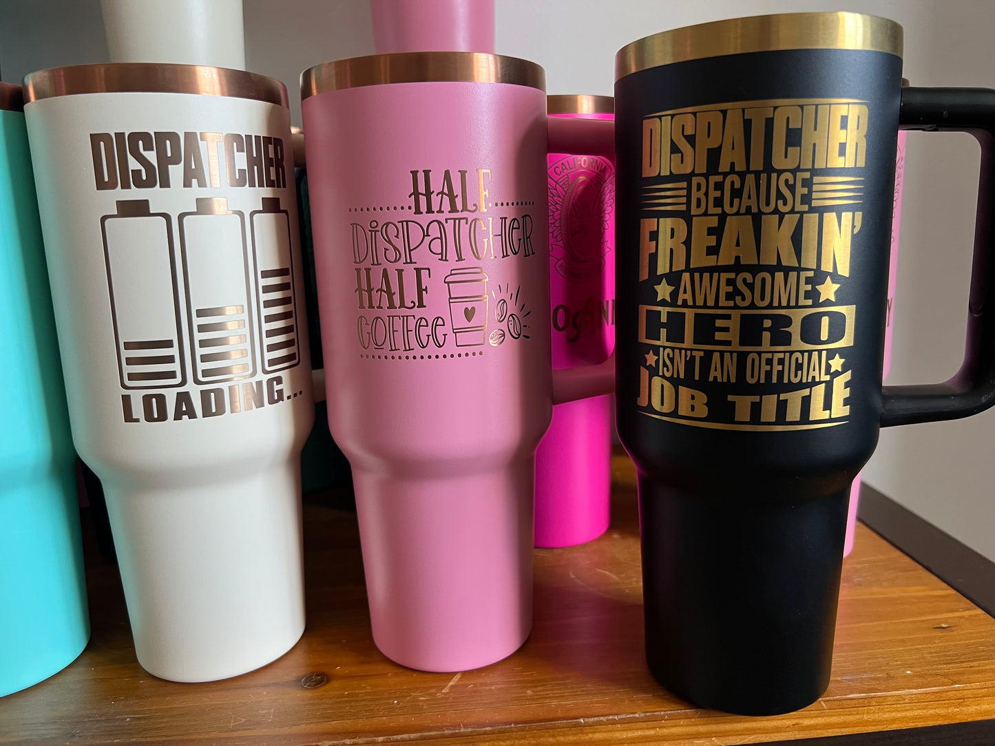 40oz Patrol Tumbler with Handle (Gold Plated)